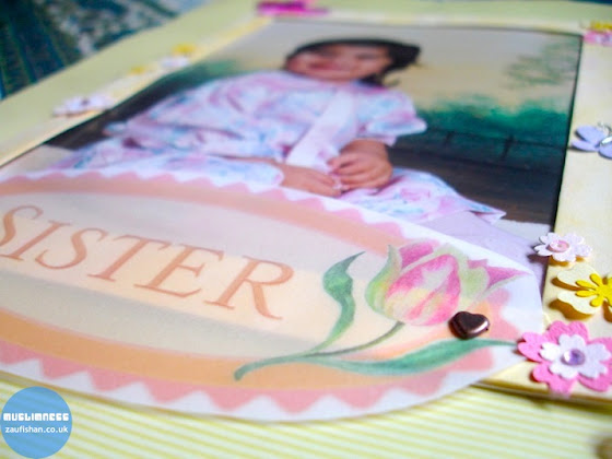 Baby Sister' Themed Scrapbook - Zaufishan